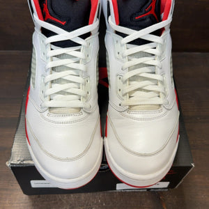 Jordan 5 Retro Fire Red Black Tongue (2025) - Image 3