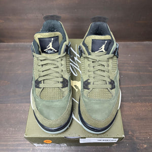 Jordan 4 Retro SE Craft Medium Olive (GS) Size 6.5Y (Pre-Owned) - side