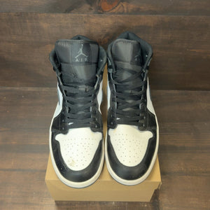 Jordan 1 Mid Black White Iron Grey Size 13 (Pre-Owned) - Image 3
