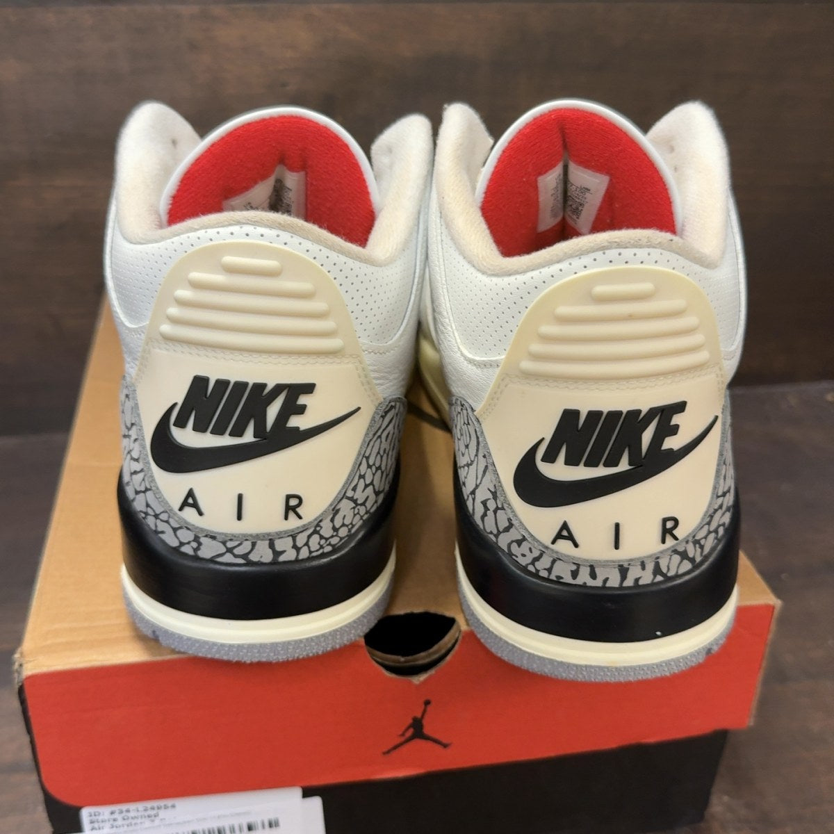 Jordan 3 Retro White Cement Reimagined Size 13 (Pre-Owned) - Image 4