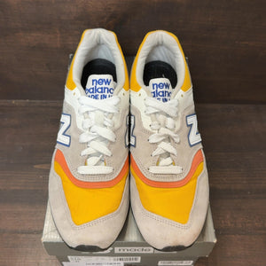 New Balance 997 MiUSA Grey Orange Size 10 (Pre-Owned) - tag