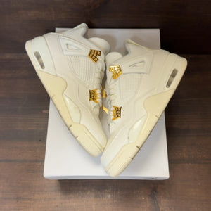 Jordan 4 Retro Metallic Gold (Women's) Size 7W (Pre-Owned)