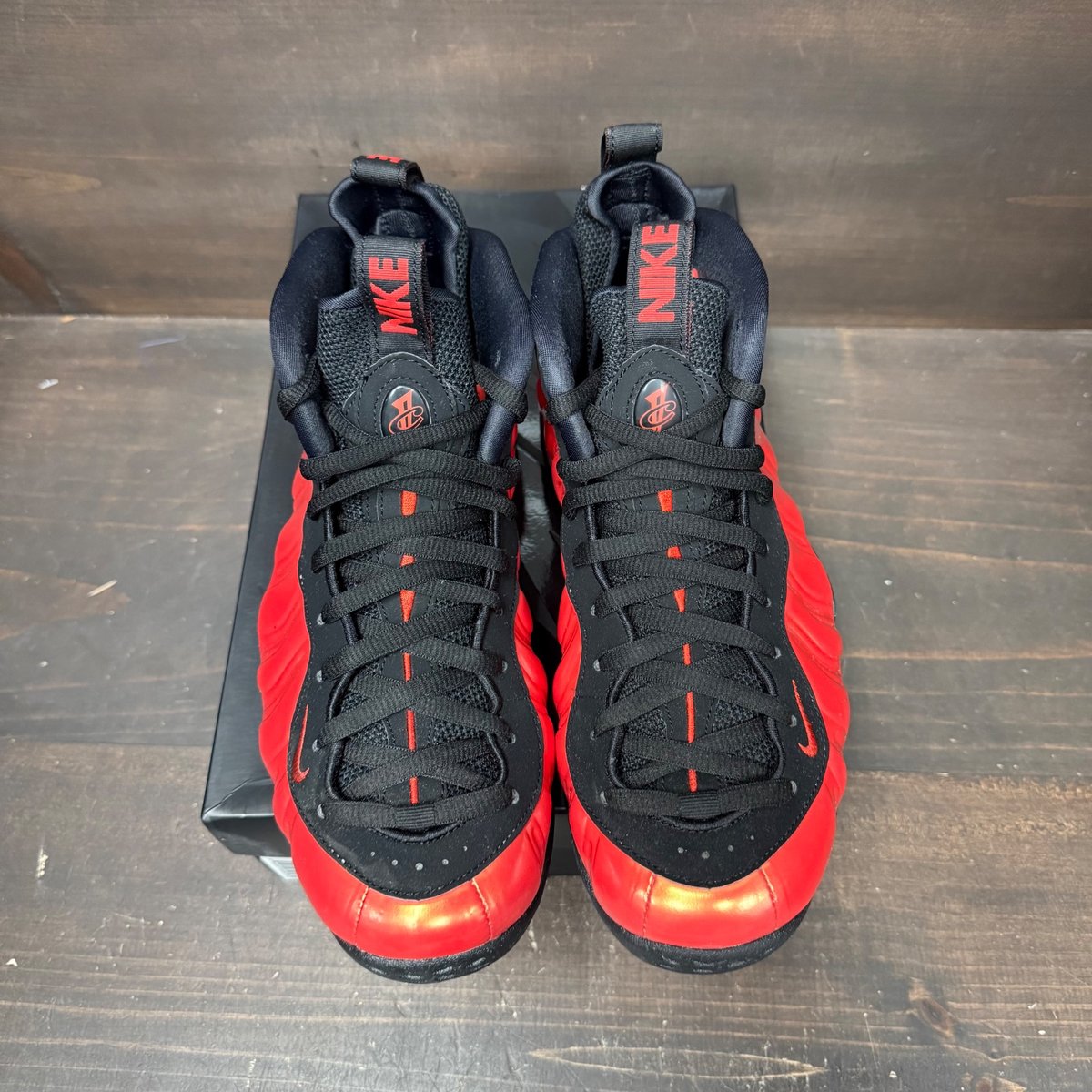Nike Air Foamposite One Habanero Red Size 9 (Pre-Owned) - back