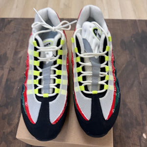 Nike Air Max 95 OG Big Bubble Neon Paisley Bandana Size 12 (Pre-Owned) - Image 2