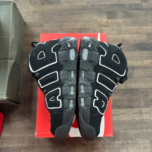 Nike Air More Uptempo Black White - Image 3