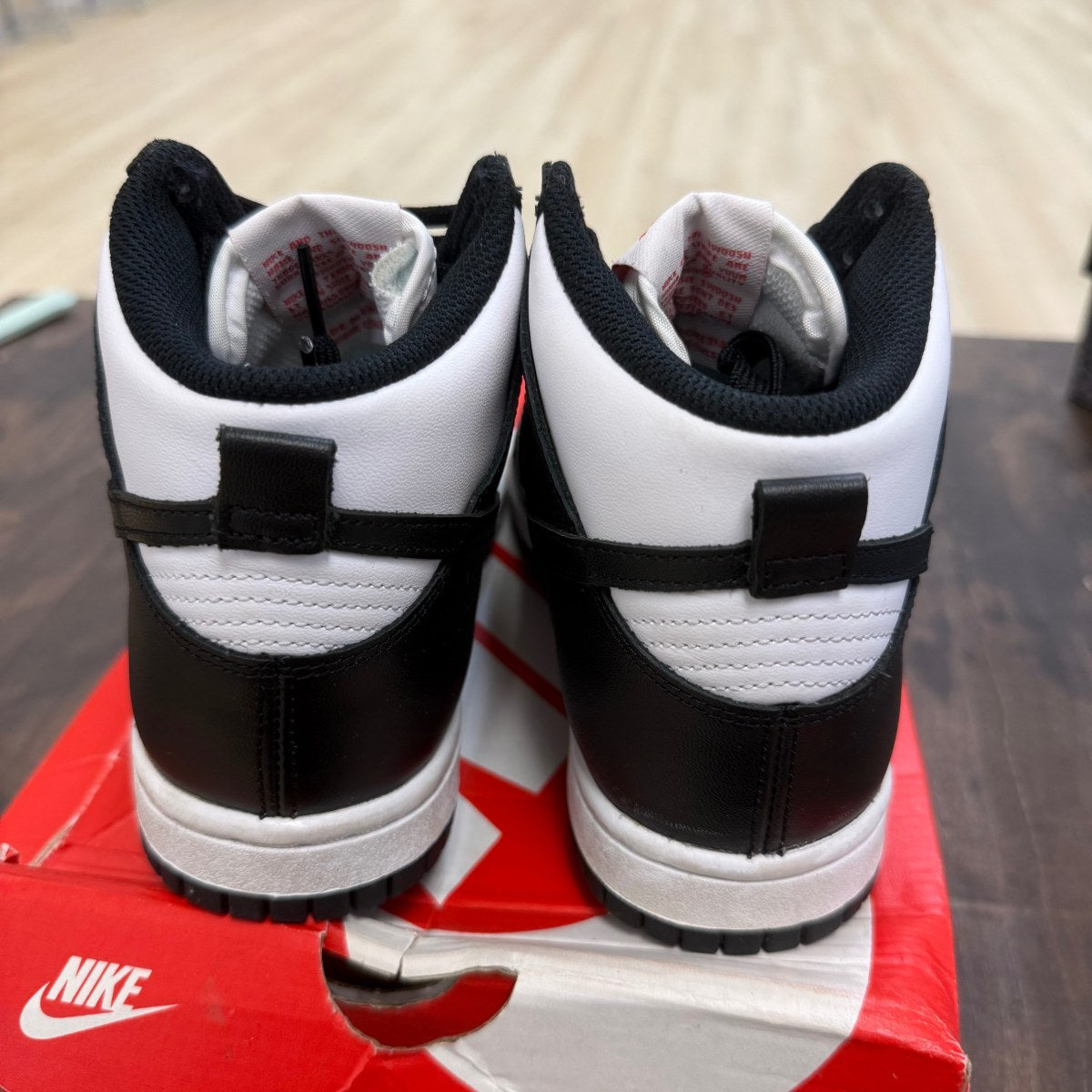 Nike Dunk High Panda (2021) (Women's) - Image 5