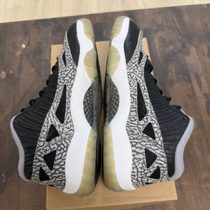 Jordan 11 Retro Low IE Black Cement Size 11 (Pre-Owned) - Image 4