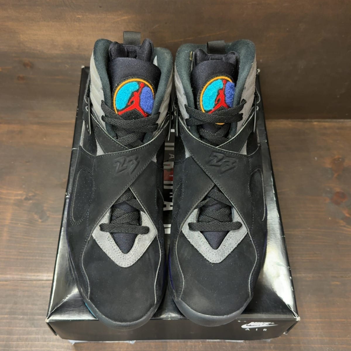 Jordan 8 Retro Aqua (2025) Size 10 (Pre-Owned) - tag