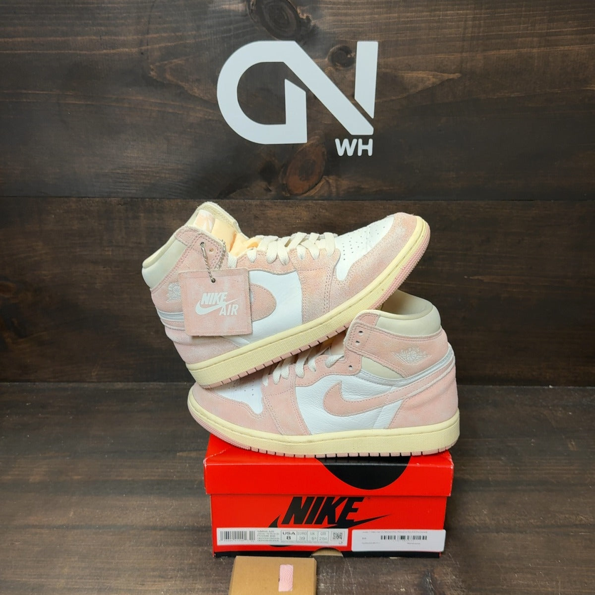 Jordan 1 Retro High OG Washed Pink (Women's) - Image 1