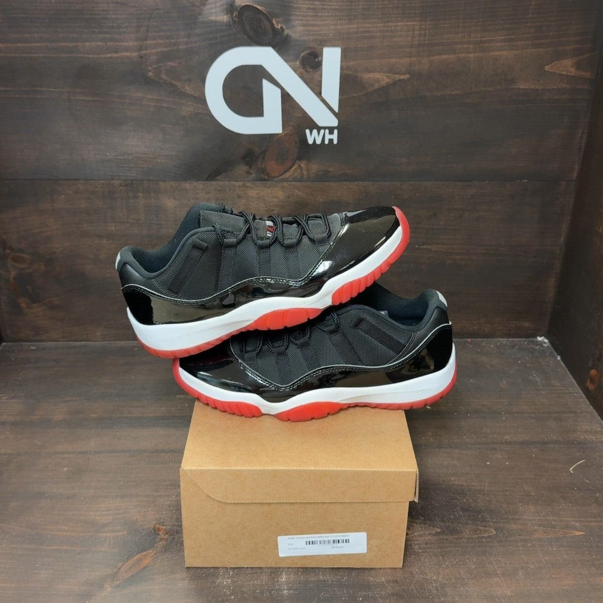 Jordan 11 Retro Low Bred (2025) Size 11.5 (Pre-Owned) - Image 1