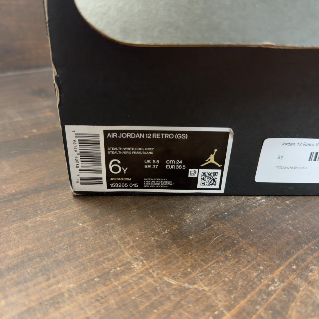 Jordan 12 Retro Stealth (GS) - Image 7