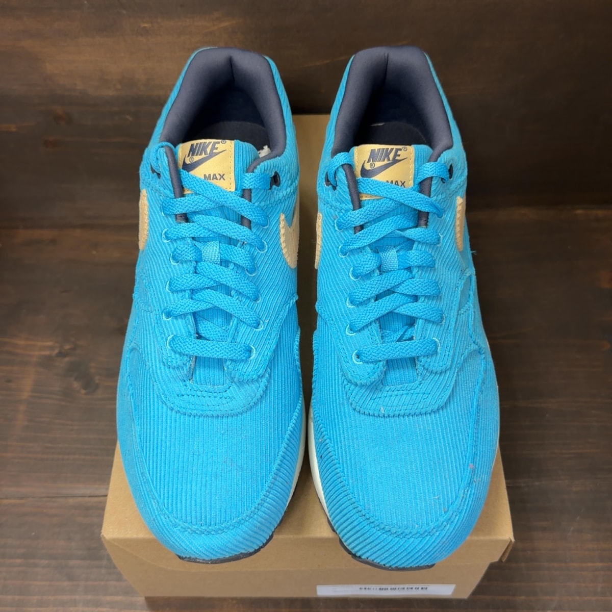 Nike Air Max 1 Corduroy Baltic Blue Size 12 (Pre-Owned) - Image 3