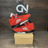 Jordan 5 Retro Raging Bull Red (2021) Size 8.5 (Pre-Owned) - Image 1