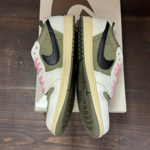 Jordan 1 Retro Low OG SP Travis Scott Medium Olive Size 11.5 (Pre-Owned) - aux