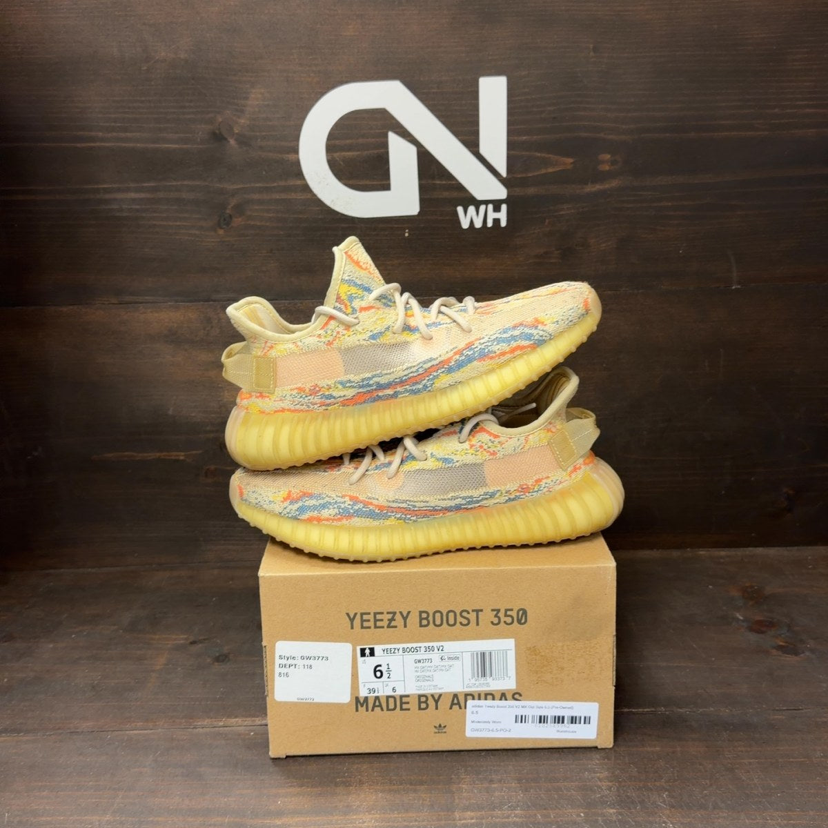 adidas Yeezy Boost 350 V2 MX Oat Size 6.5 (Pre-Owned) - front