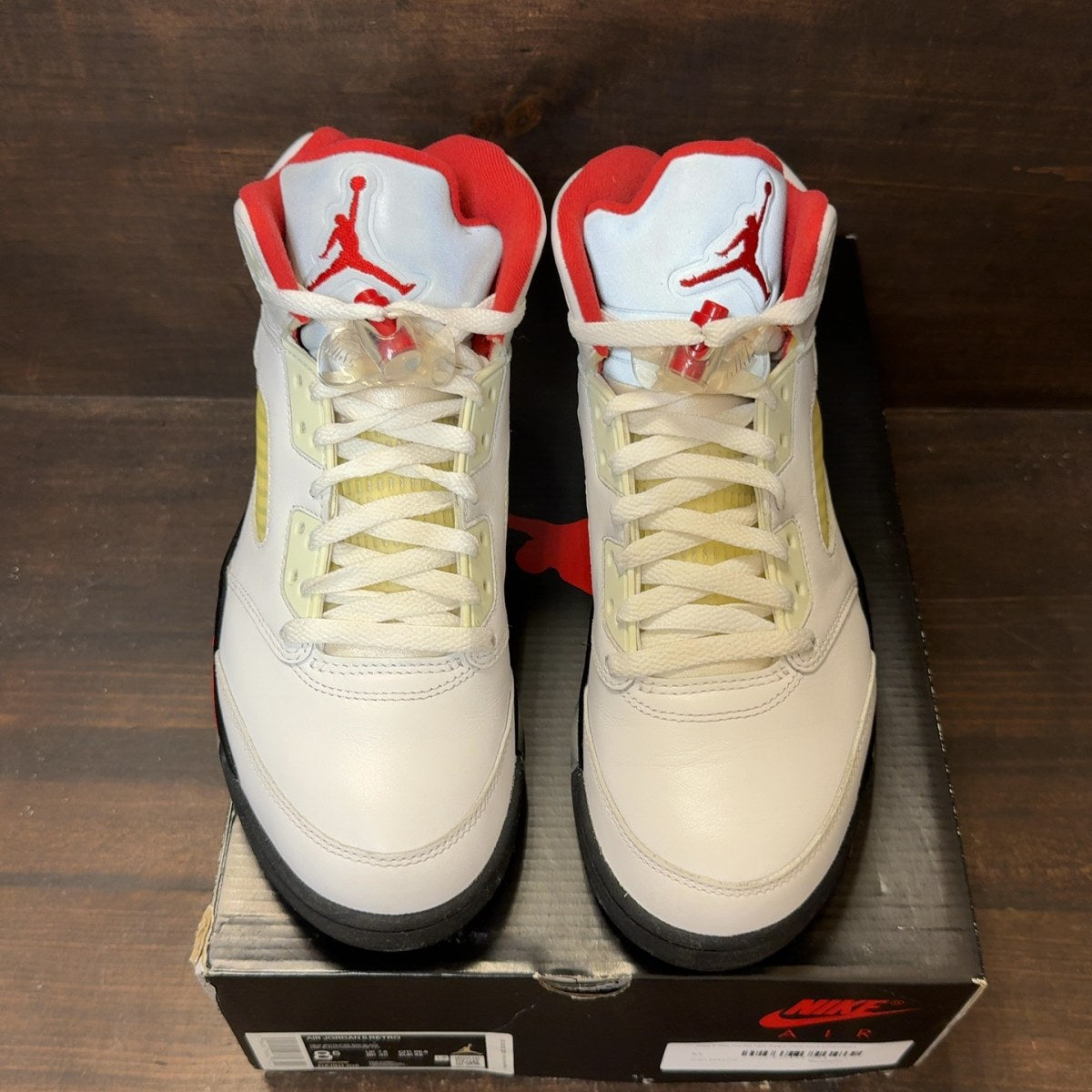 Jordan 5 Retro Fire Red Silver Tongue (2020) - Image 3