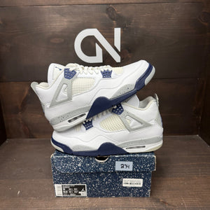 Jordan 4 Retro Midnight Navy - Image 1