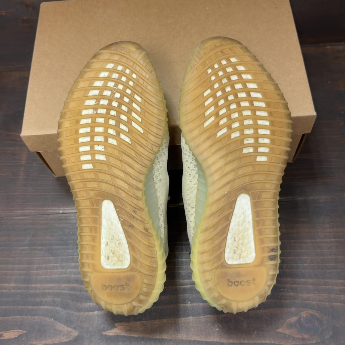 adidas Yeezy Boost 350 V2 Flax Size 10 (Pre-Owned) - aux