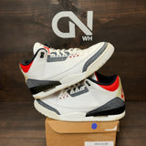 Jordan 3 Retro SE Fire Red Denim (2020) Size 10.5 (Pre-Owned) - Image 1