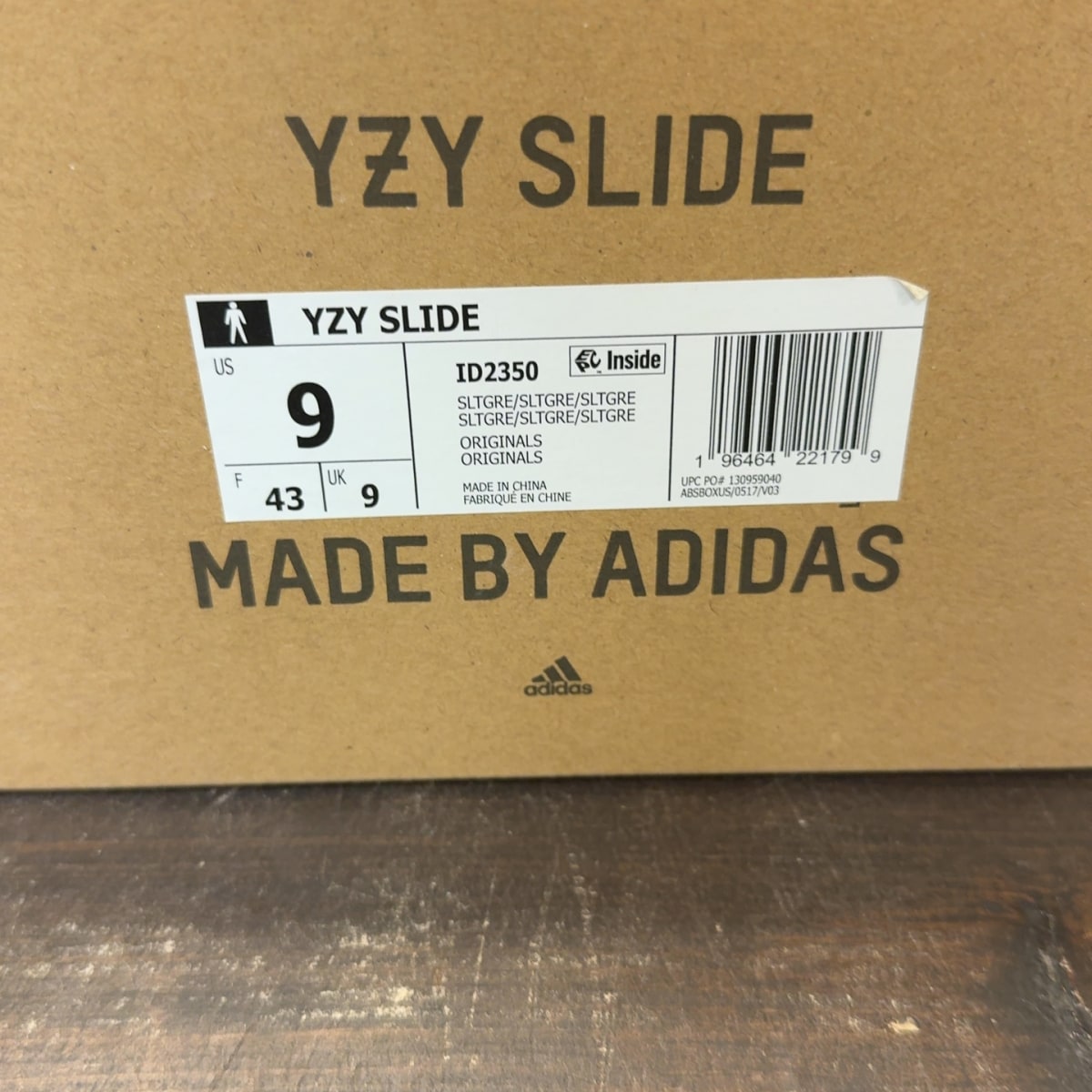 adidas Yeezy Slide Slate Grey - Image 5