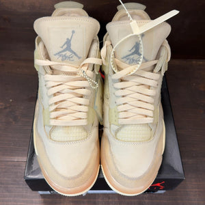 Jordan 4 Retro Off-White Sail (Women's) Size 10W (Pre-Owned) - tag