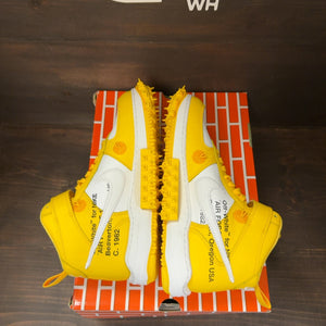 Nike Air Force 1 Mid SP Off-White Varsity Maize - Image 5