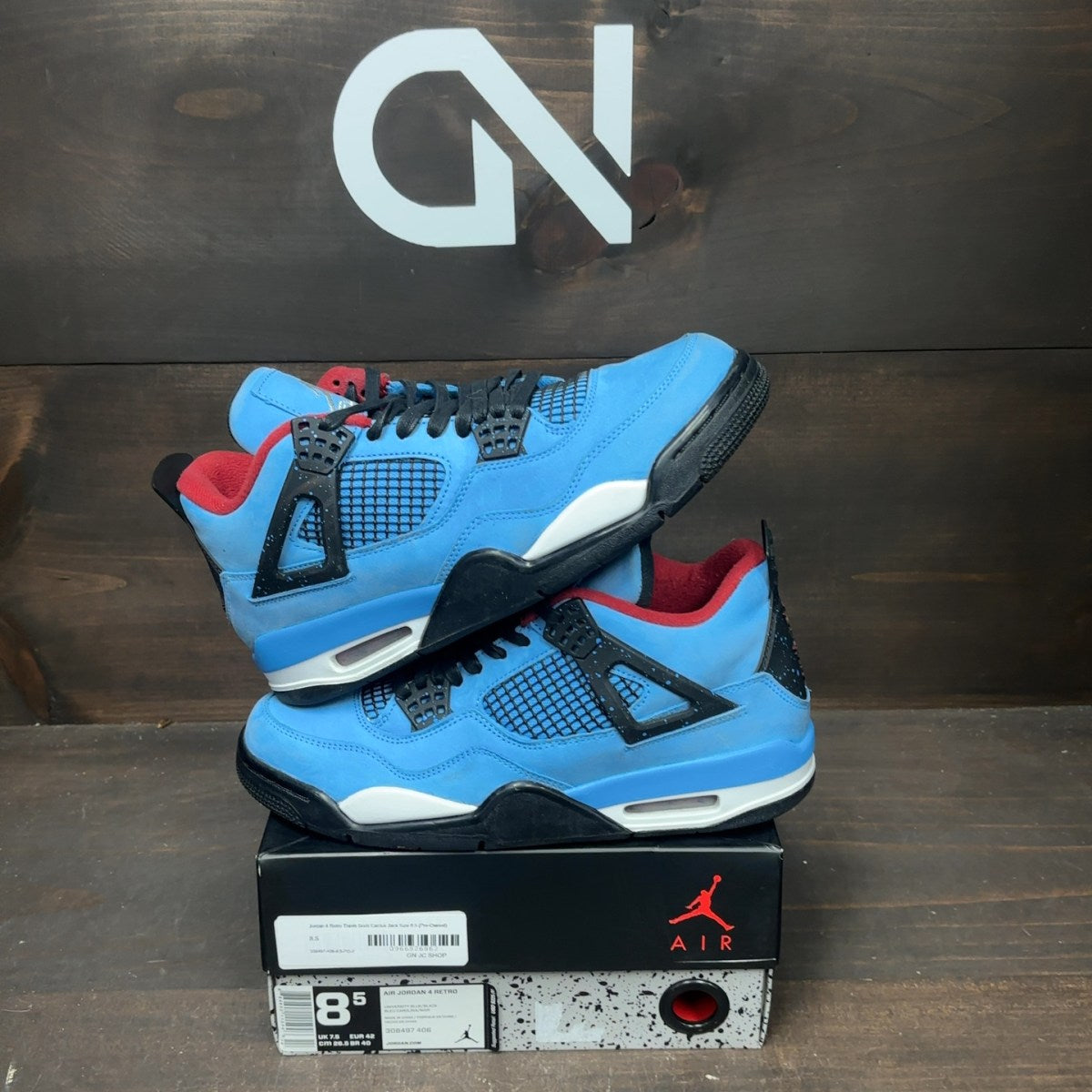 Jordan 4 Retro Travis Scott Cactus Jack - Image 1