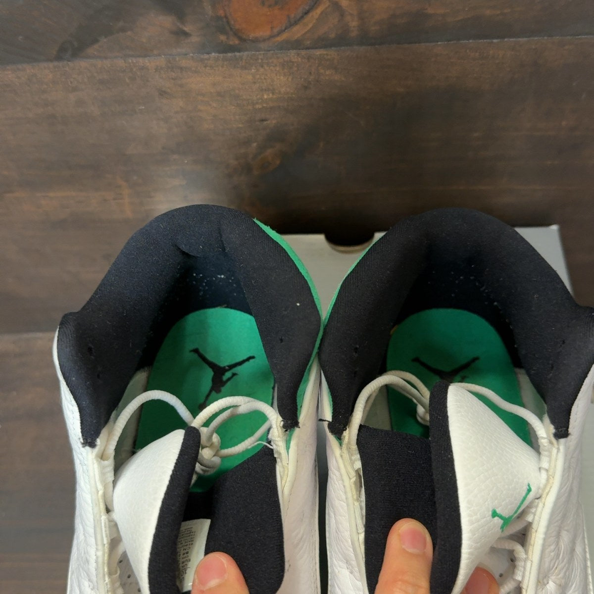 Jordan 13 Retro White Lucky Green - Image 4