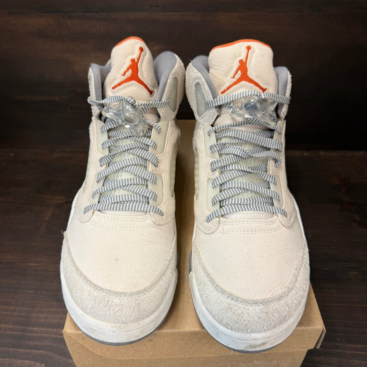 Jordan 5 Retro SE Craft Light Orewood Brown Size 12 (Pre-Owned) - Image 3