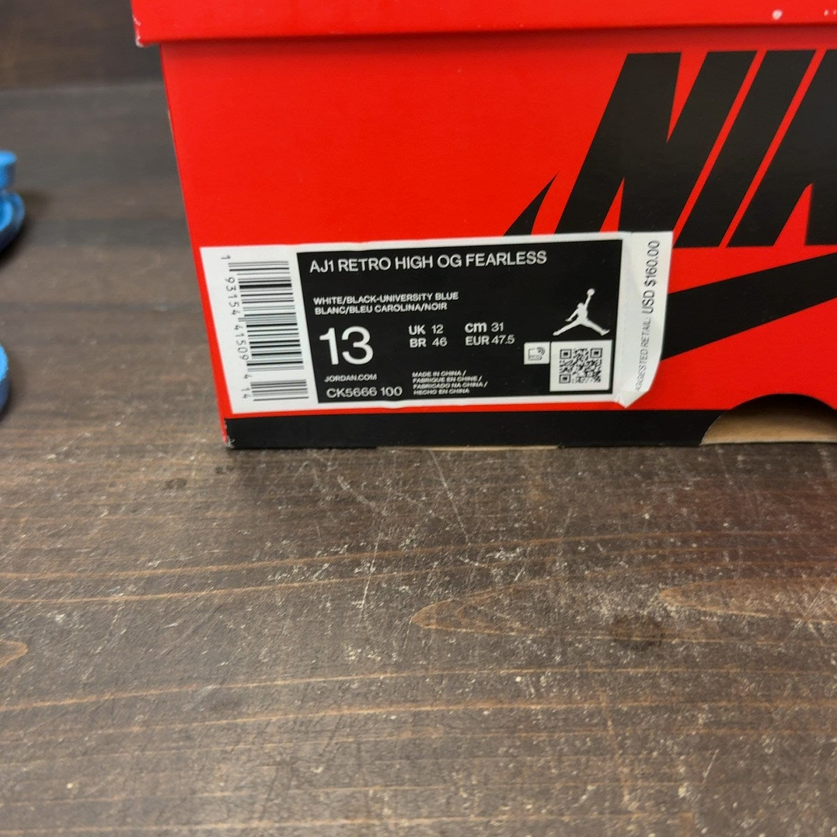 Jordan 1 Retro High Fearless UNC Chicago - Image 8