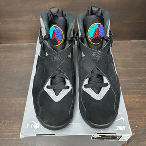 Jordan 8 Retro Aqua (2025) Size 9 (Pre-Owned) - side