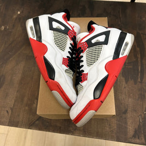 Jordan 4 Retro Fire Red (2020) Size 12 (Pre-Owned) - Image 1