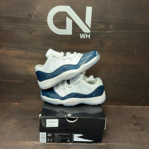 Jordan 11 Retro Low Snake Navy (2019) (GS) - Image 1