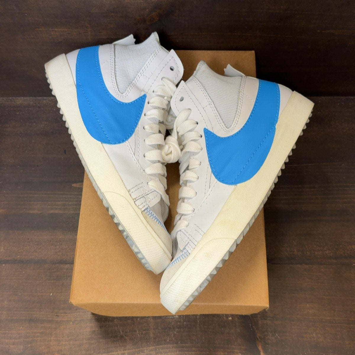 Nike Blazer Mid 77 Jumbo White University Blue Size 11 (Pre-Owned) - Image 2