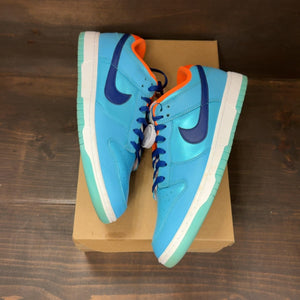 Nike Dunk Low SE Baltic Blue Total Orange Size 11 (Pre-Owned) - Image 2