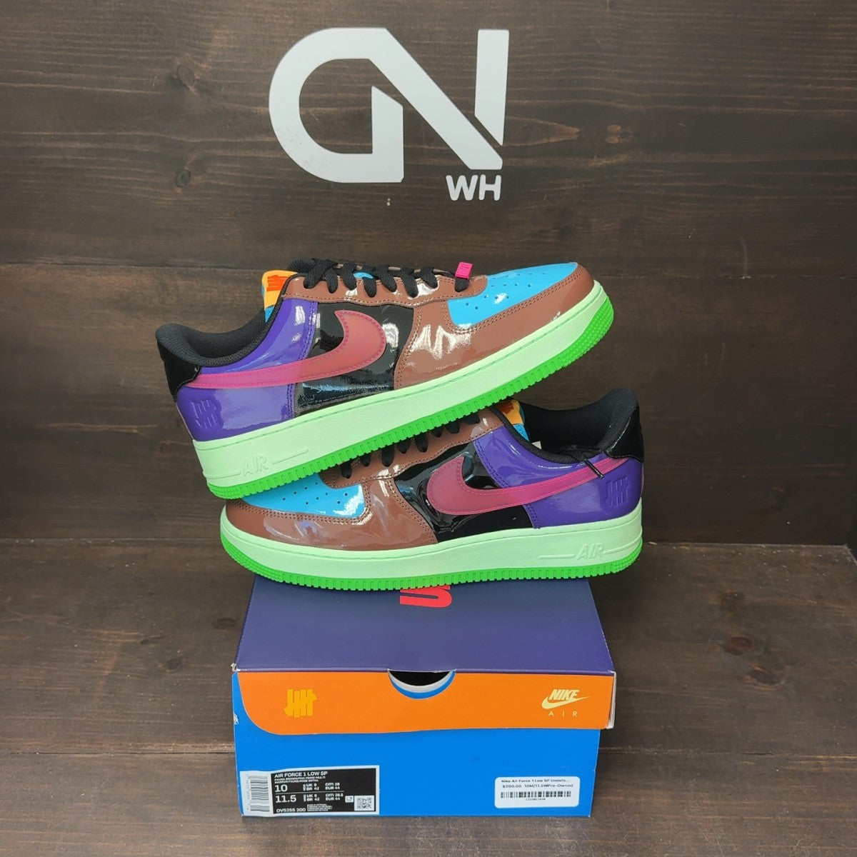 Nike Air Force 1 Low SP Undefeated Multi-Patent Pink Prime - Image 1