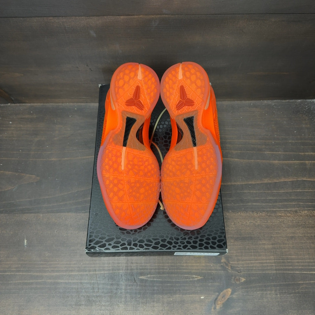 Nike Kobe 6 Protro Total Orange Size 8 (Pre-Owned)