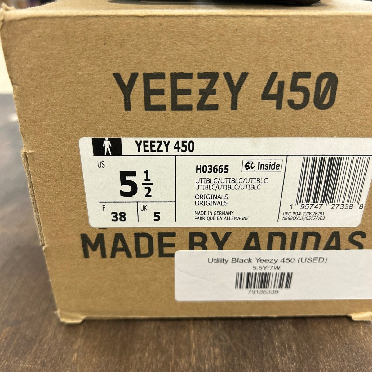 adidas Yeezy 450 Utility Black - Image 6