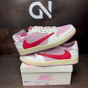 Jordan 1 Retro Low OG SP Travis Scott Sail Tropical Pink Size 12.5 (Pre-Owned)