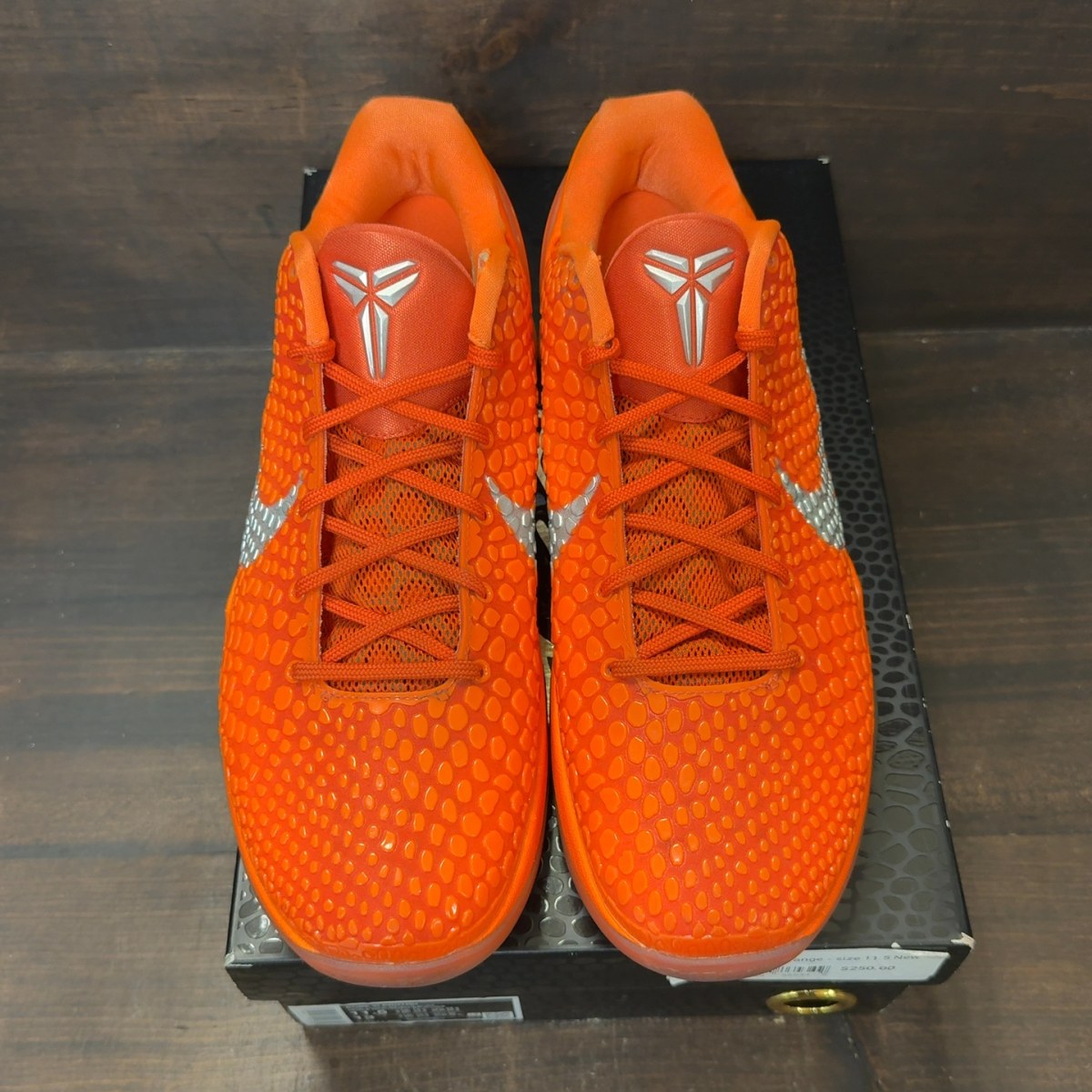 Nike Kobe 6 Protro Total Orange Size 11.5 (Pre-Owned)