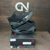Jordan 3 Retro Black Cat (2025) Size 11 (Pre-Owned) - front