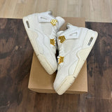 Jordan 4 Retro Metallic Gold (Women's) Size 10W (Pre-Owned) - Image 1