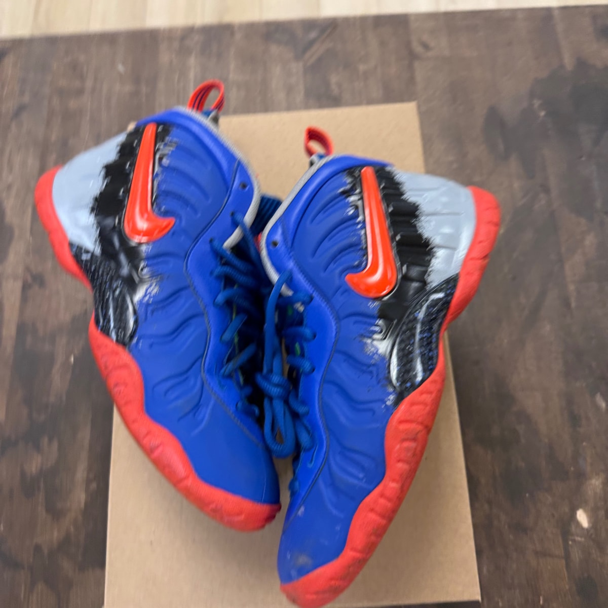 Nike Air Foamposite Pro NERF (GS) Size 6.5Y (Pre-Owned) - Image 1