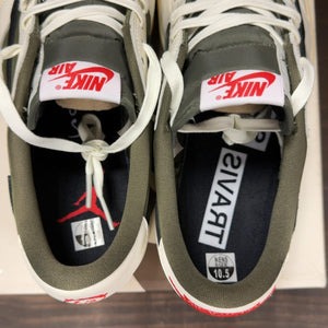 Jordan 1 Retro Low OG SP Travis Scott Medium Olive Size 10.5 (Pre-Owned) - aux
