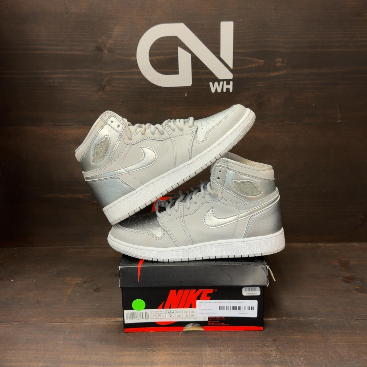 Jordan 1 Retro High CO Japan Neutral Grey (GS) - Image 1