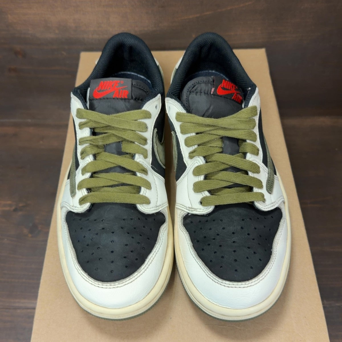 Jordan 1 Retro Low OG SP Travis Scott Olive (Women's) Size 8W (Pre-Owned) - Image 3