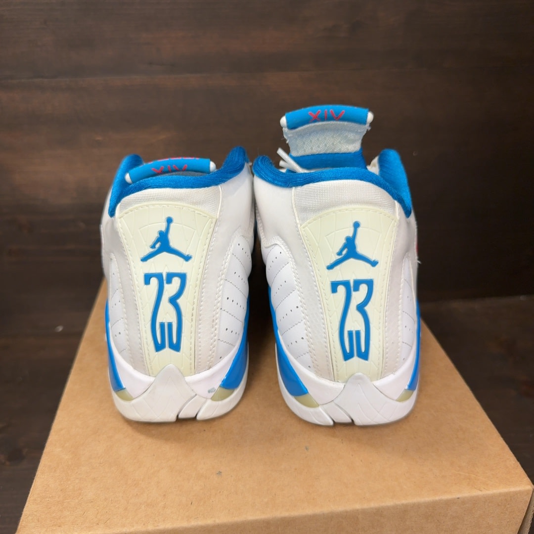Jordan 14 Retro Neptune Blue (GS) Size 6.5Y (Pre-Owned) - Image 5