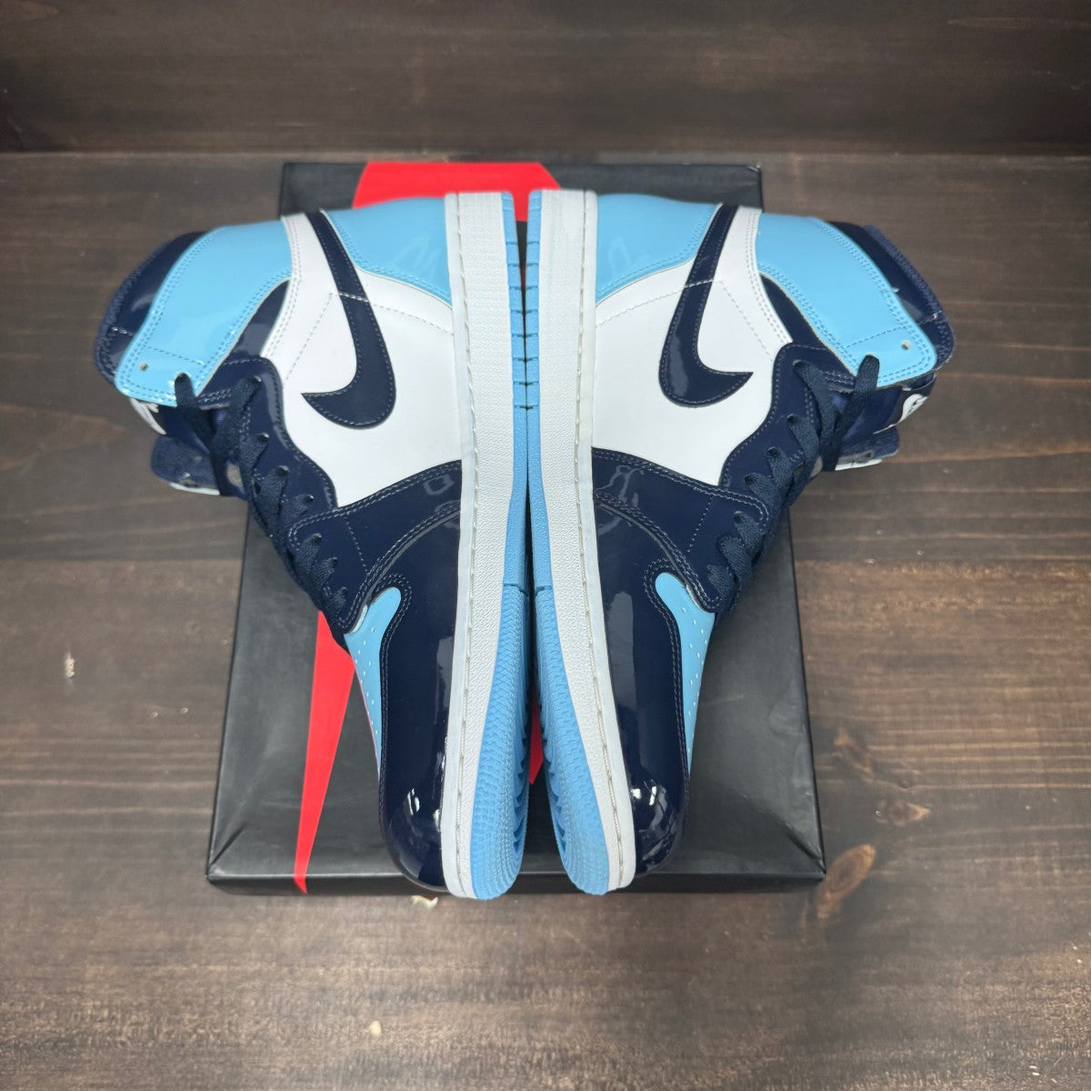 Jordan 1 Retro High UNC Patent (Women's) - Image 4