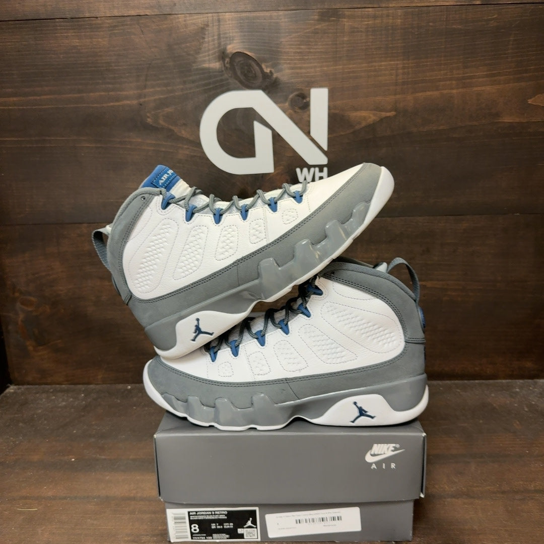 Jordan 9 Retro Flint Grey French Blue (2026) - Image 1