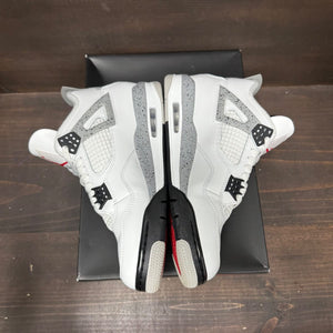 Jordan 4 Retro White Cement (2025) Size 9.5 (Pre-Owned) - side